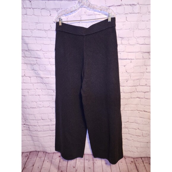The Drop Sweater Pant Womens XL Black Cynthia Wide Leg Pull On Relaxed Fit - Picture 4 of 10